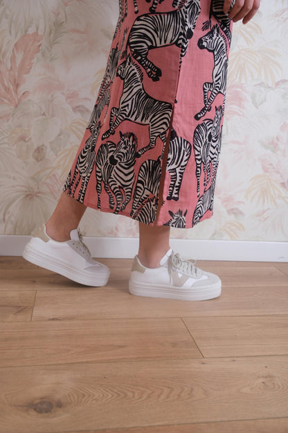 Abito 51C/43013 Zebre Lungo - ROSA
