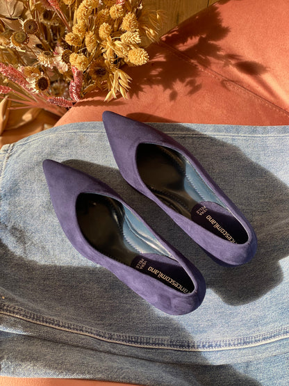 Decollete camoscio - VIOLA