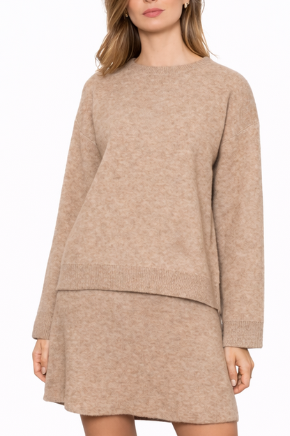 Maglia e gonna - TAUPE