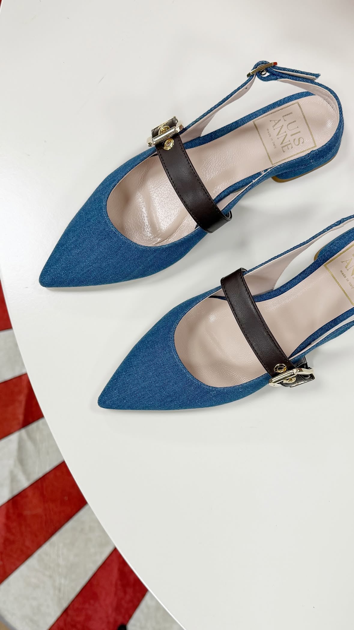 Décolleté Ballerina - BLU DENIM