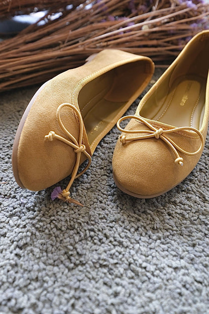 Ballerine C0301SE camoscio - SENAPE