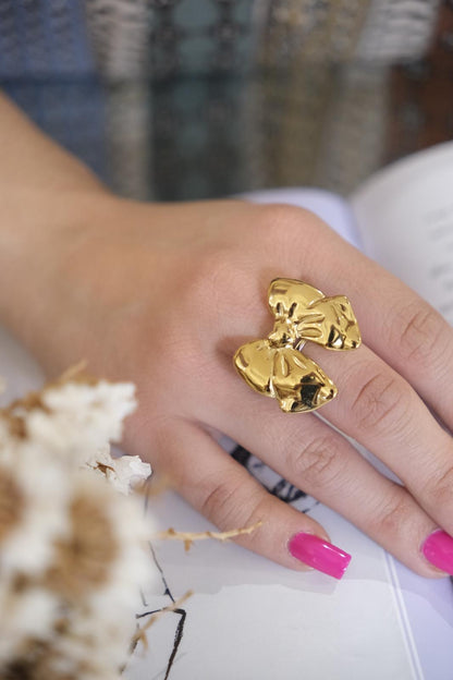 Anello IK12 Fiocco Grande - ORO