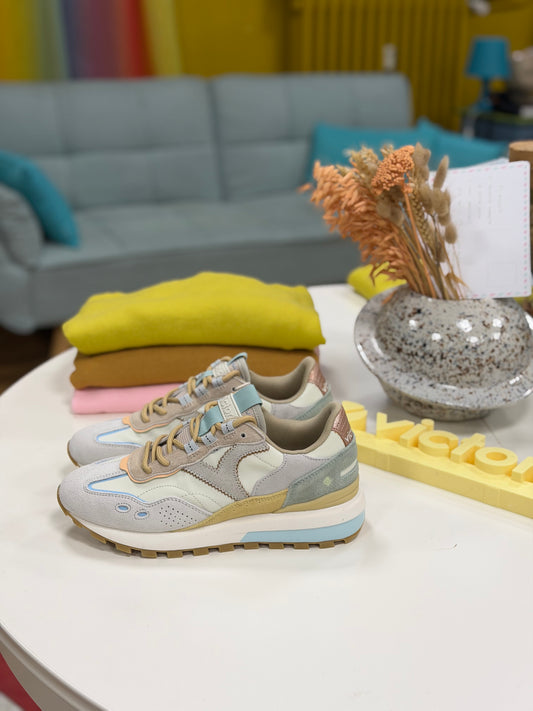 Sneakers Victoria camoscio - BEIGE