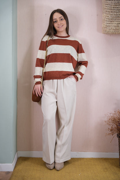 Pantaloni Picasso - ECRU