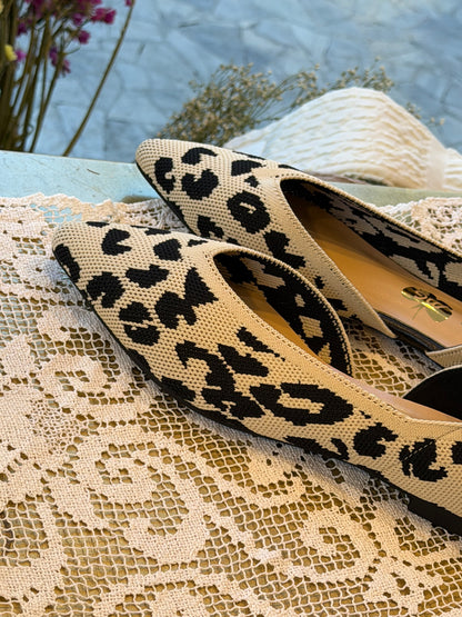 Ballerina leopardata - BEIGE