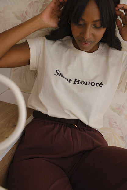 T-shirt stampa Saint Honoré - BURRO