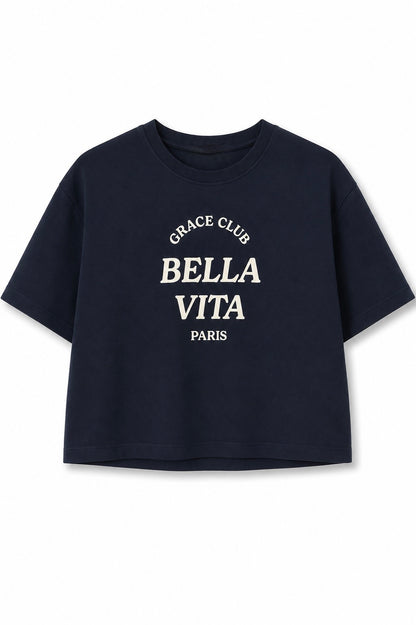T-shirt bella vita - BLUE