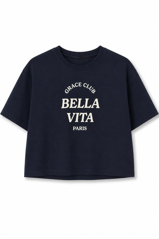 T-shirt bella vita - BLUE