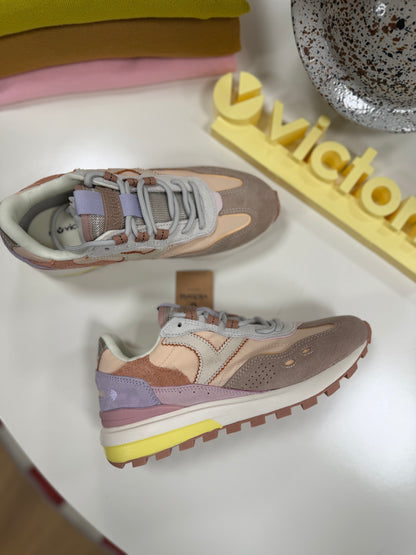 Sneakers Victoria tela - VANIGLIA