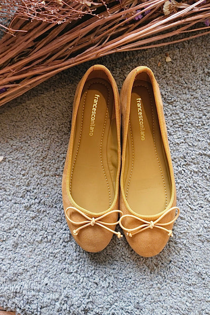 Ballerine C0301SE camoscio - SENAPE