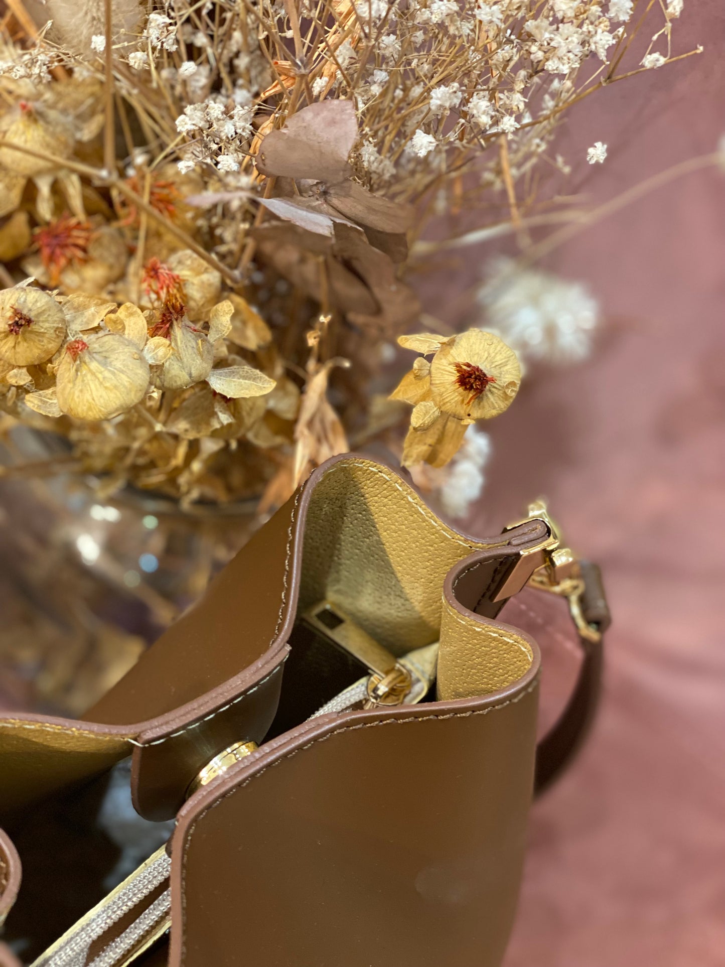 Borsa Nita - MARRONE