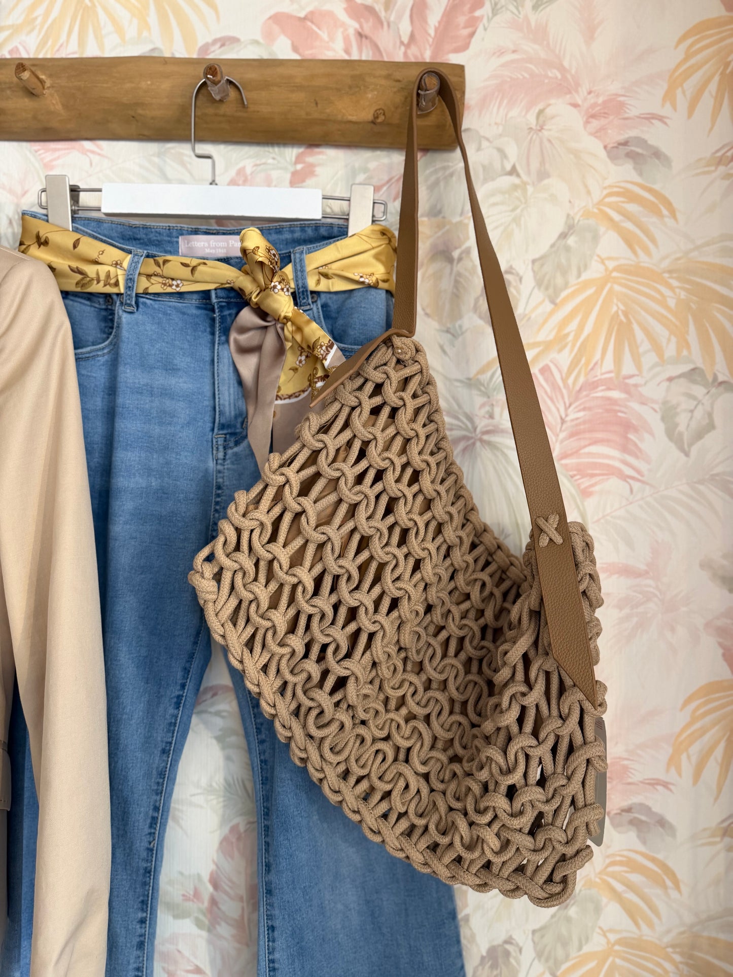 Borsa intreccio - BEIGE