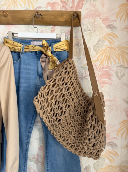 Borsa intreccio - BEIGE