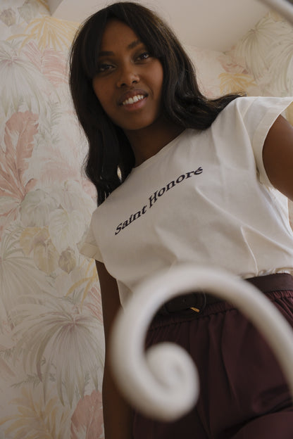 T-shirt stampa Saint Honoré - BURRO