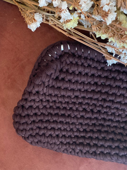 Borsa Cotone - MARRONE