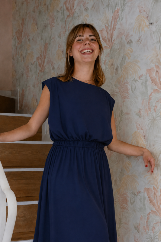 Completo top con gonna - BLU MARINE