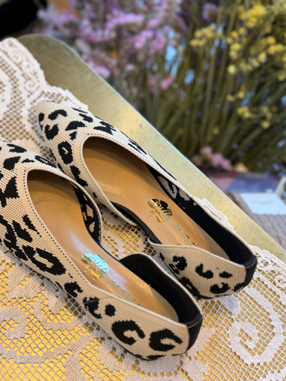 Ballerina leopardata - BEIGE