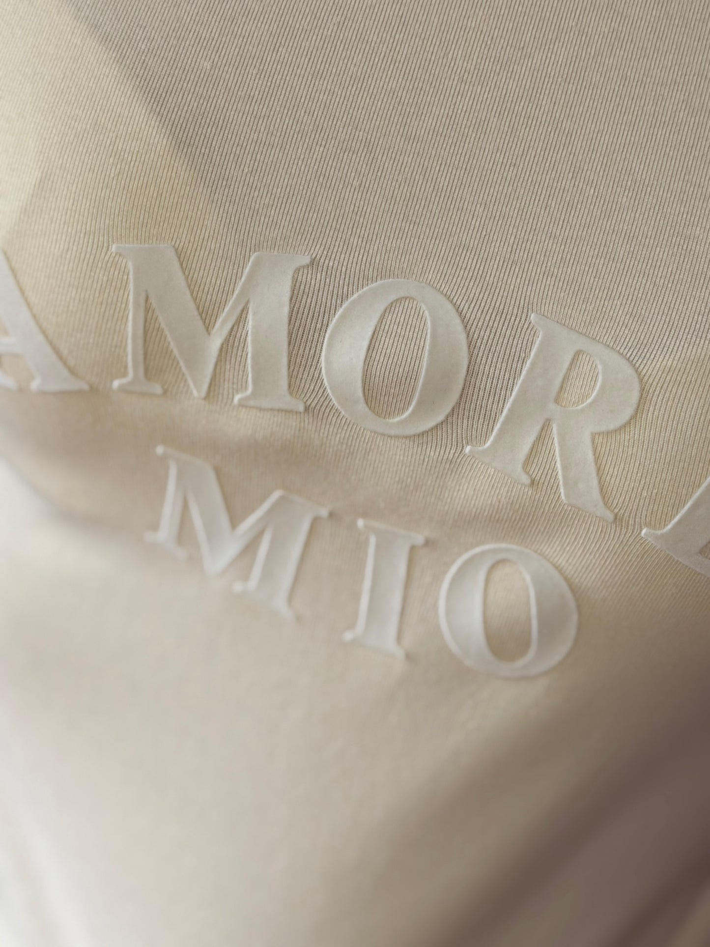 T-shirt stampa Amore Mio - VANILLE