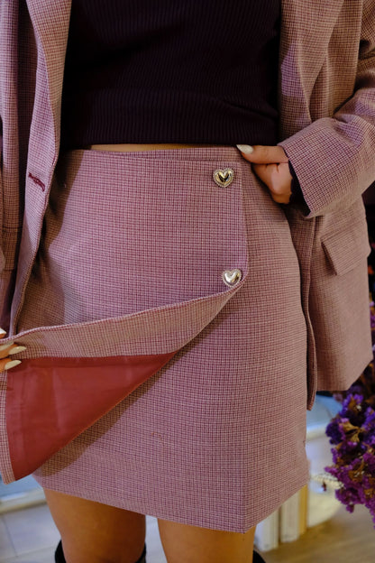 Gonna a quadri - VIOLET