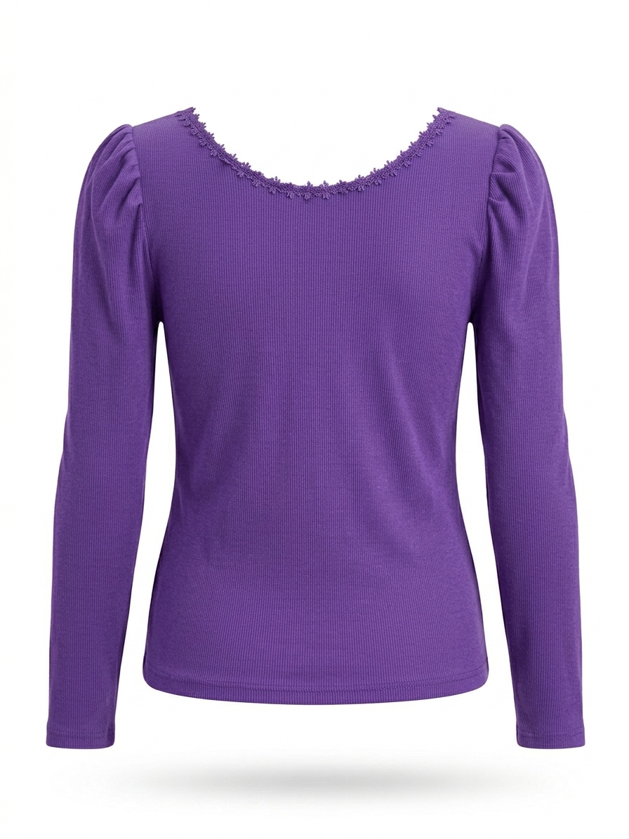 Maglia tinta unita - VIOLA