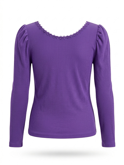 Maglia tinta unita - VIOLA