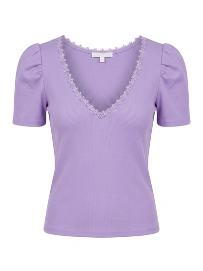 Maglia tinta unita - LILLA