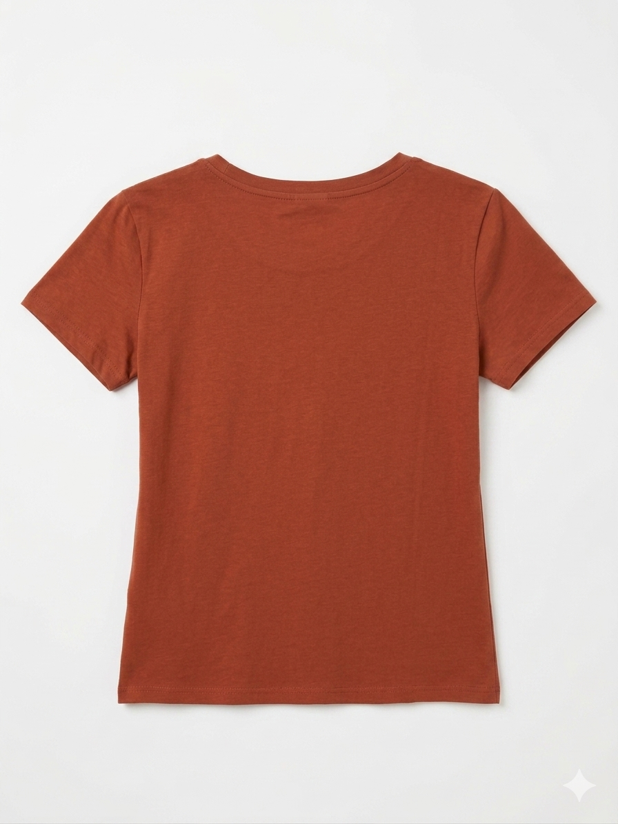T-Shirt Charles Baudelaire - TERRACOTTA