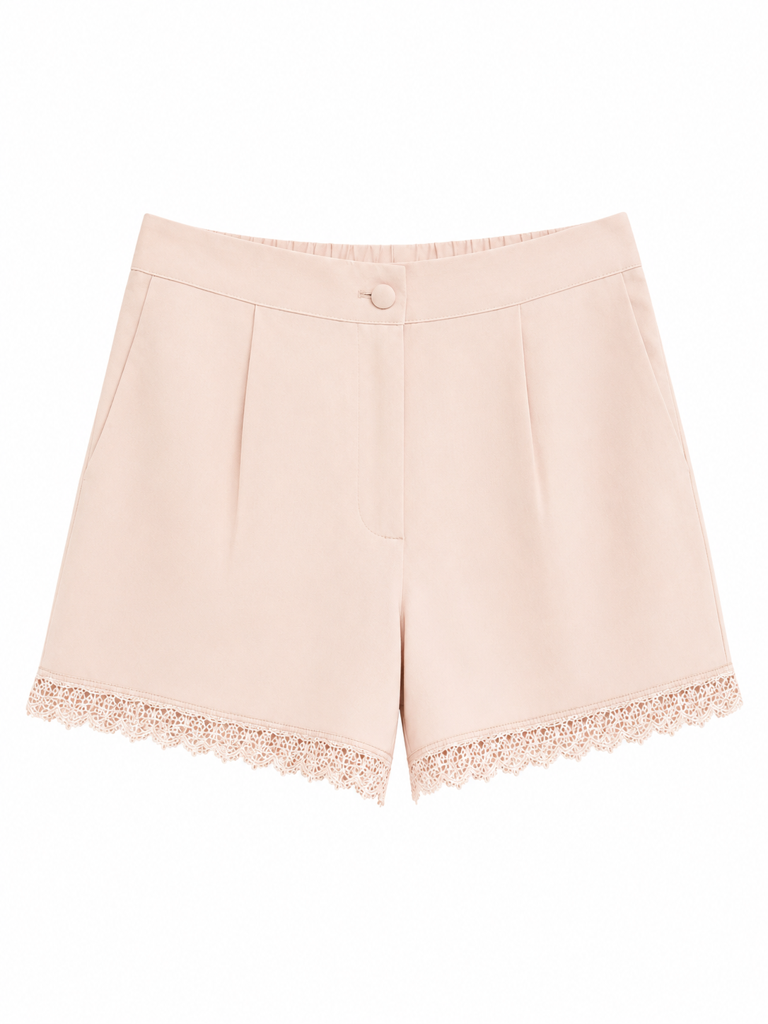 Shorts con pizzo - ROSA