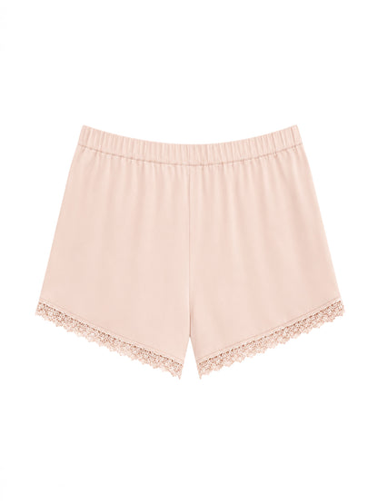 Shorts con pizzo - ROSA