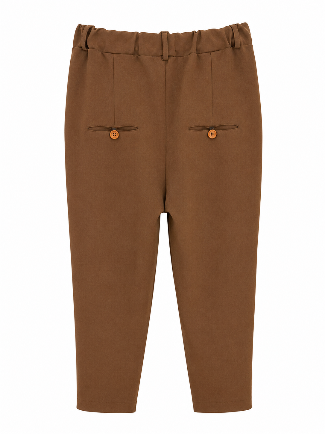 Pantalone tinta unita - MARRONE
