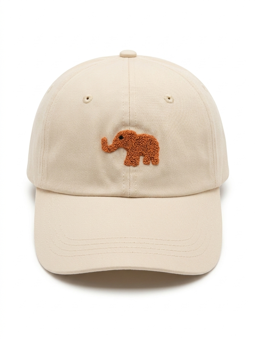 Cappellino elefante - BEIGE