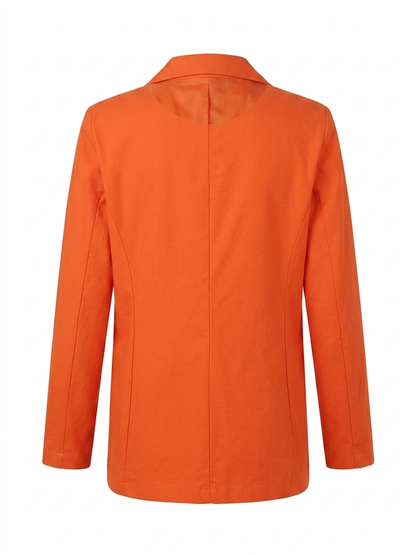 Giacca in cotone - ARANCIONE