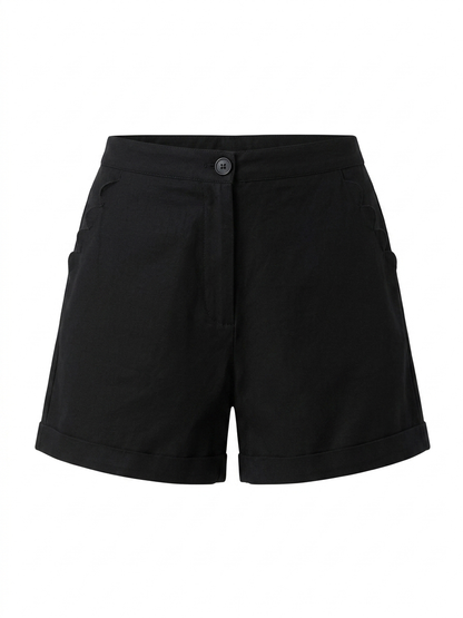 Shorts tinta unita nuvola - NERO