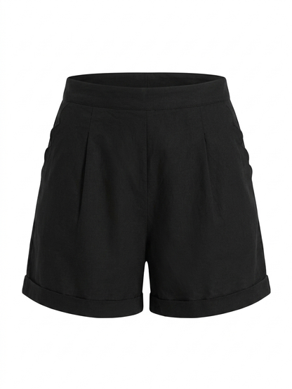 Shorts tinta unita nuvola - NERO
