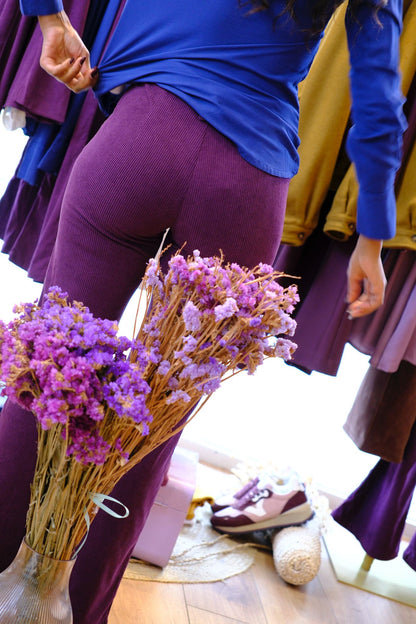 Pantaloni eleganti in velluto - VIOLA