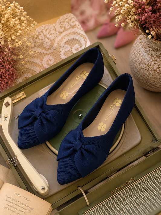 Ballerina fiocco - BLU NAVY