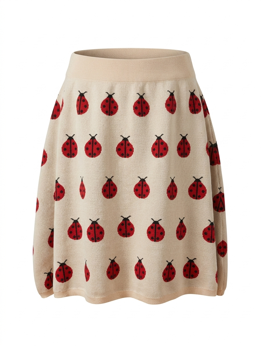 Gonna stampa coccinelle - PANNA