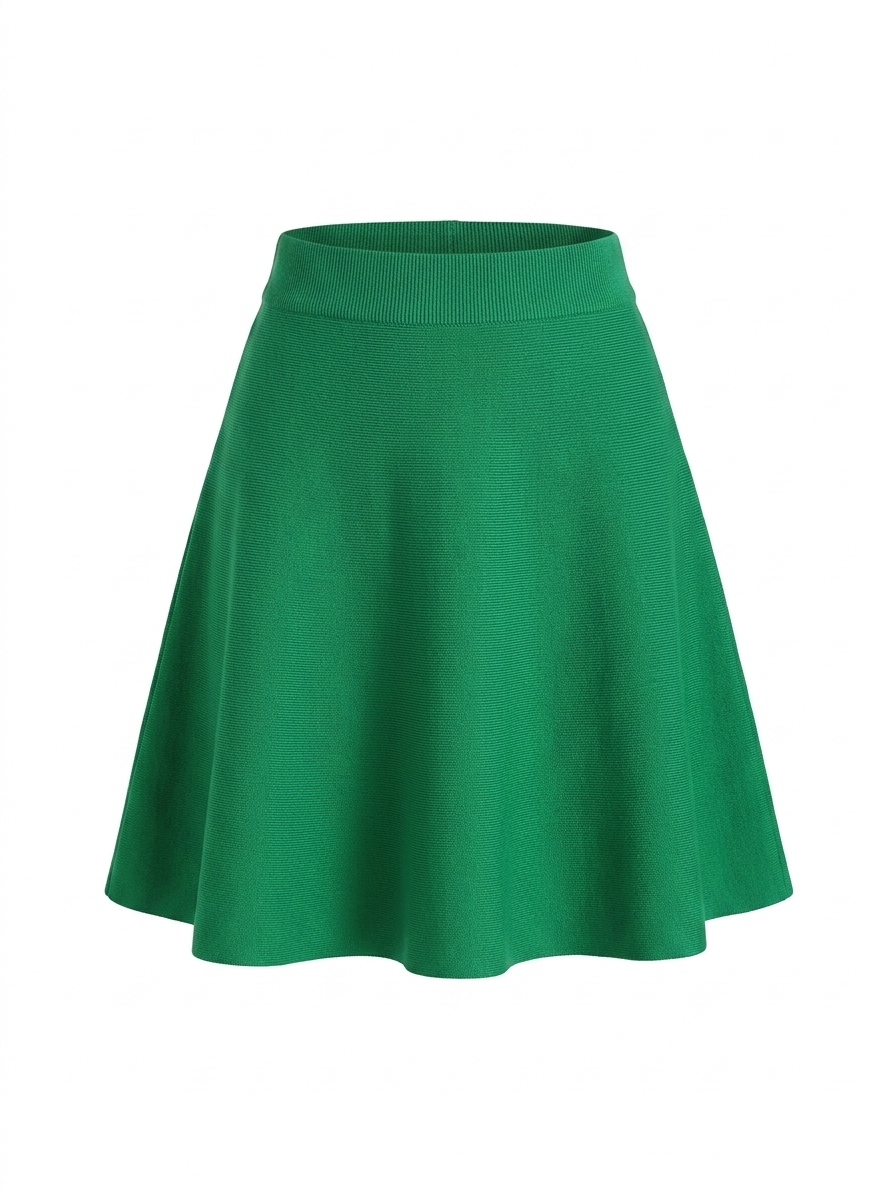 Gonna in maglia - VERDE
