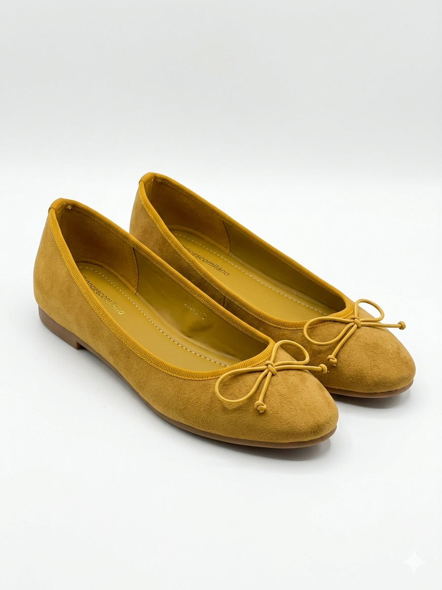 Ballerine tonde con fiocchetto - OCRA