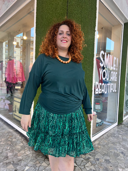Skirt 12725 fantasy - GREEN