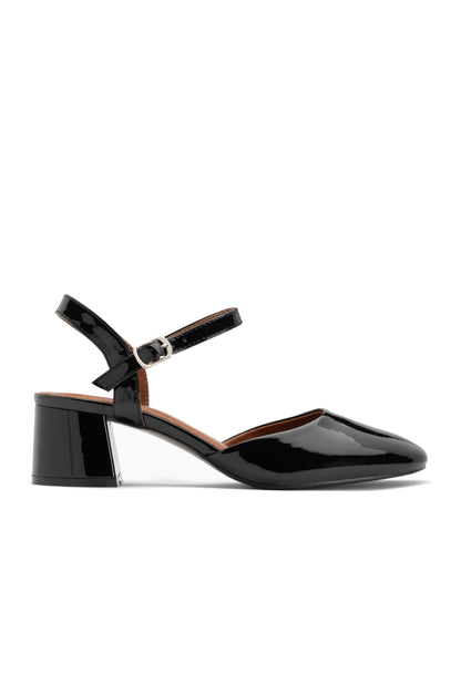 SD2685 closed mule shoes - BLACK