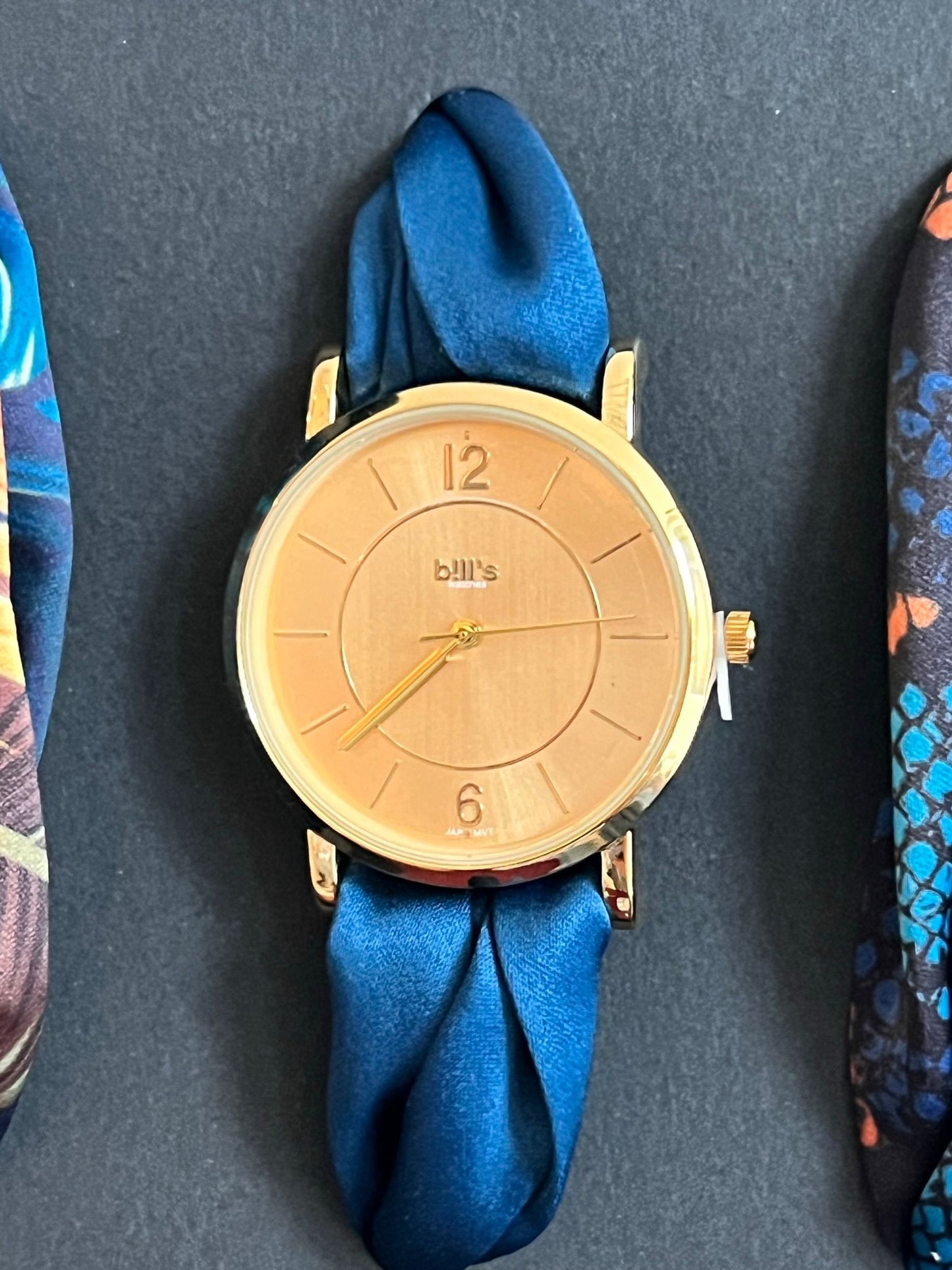 Orologio 001 gold - BLUE PETROLIO