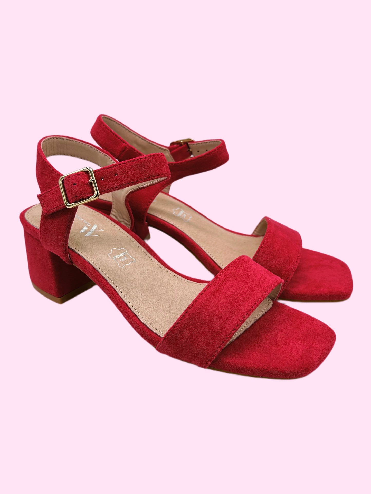 Scarpe SD2541 sandalo con tacco - ROSSO