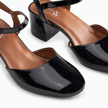 SD2685 closed mule shoes - BLACK