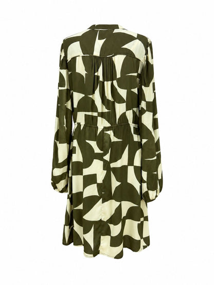 Abito fantasia geometrica - MILITARE