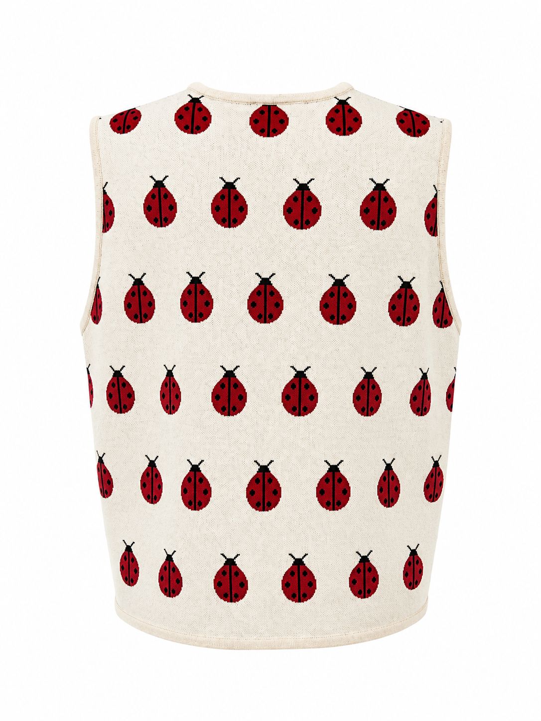 Gilet stampa coccinelle - PANNA