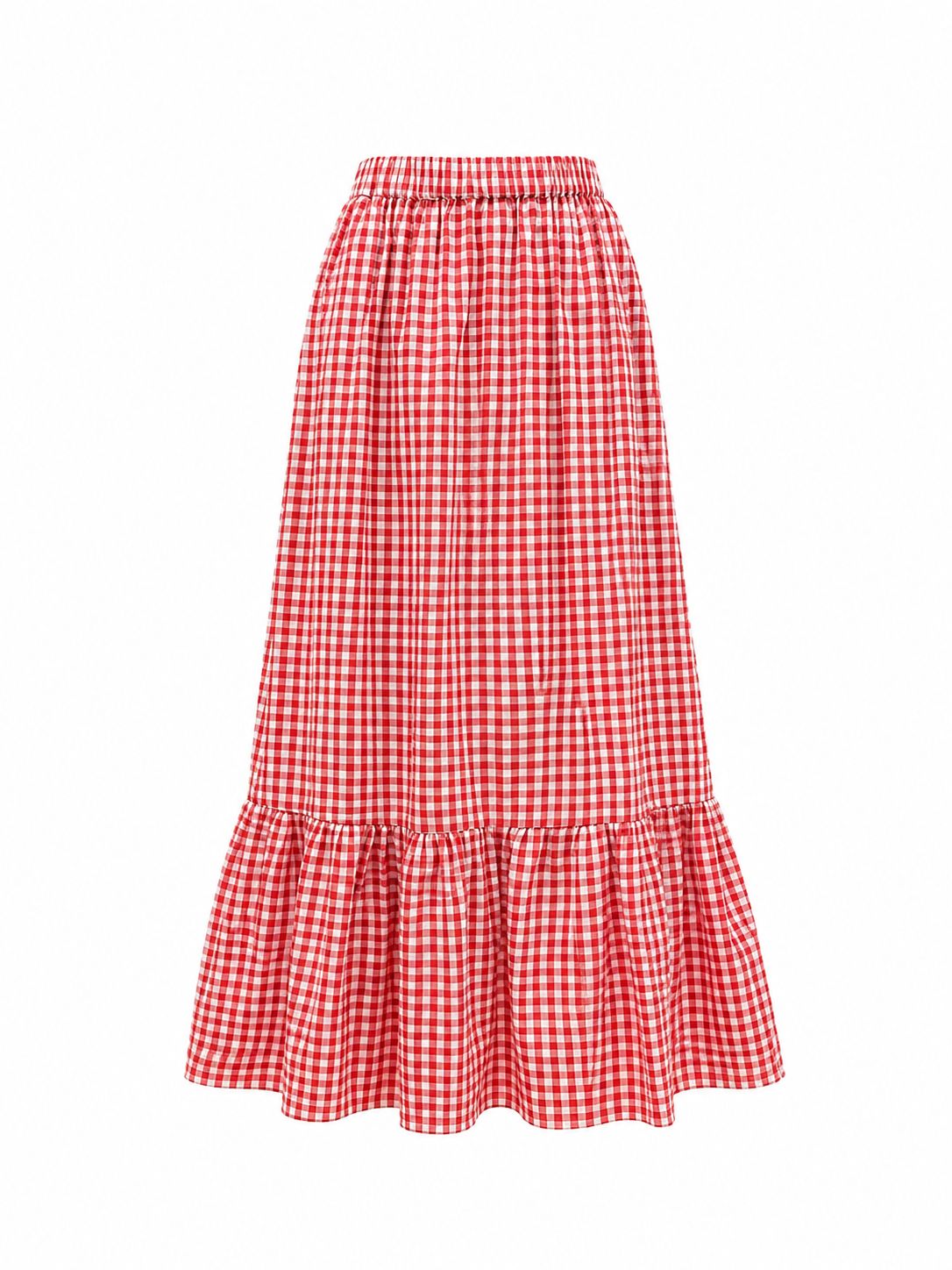 Gonna a quadretti - ROSSO