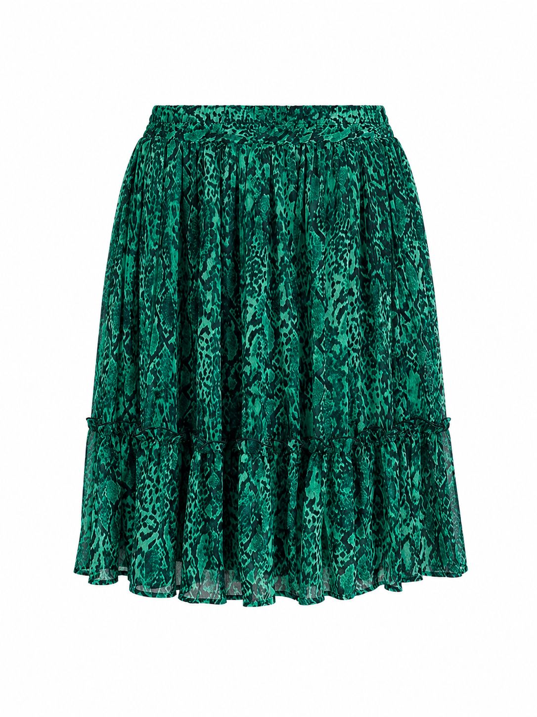 Gonna fantasia pitonato - VERDE
