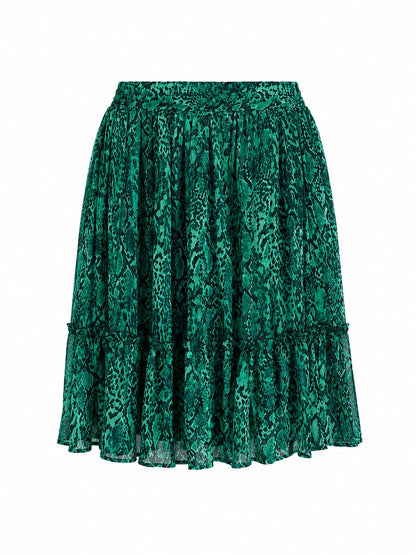 Gonna fantasia pitonato - VERDE