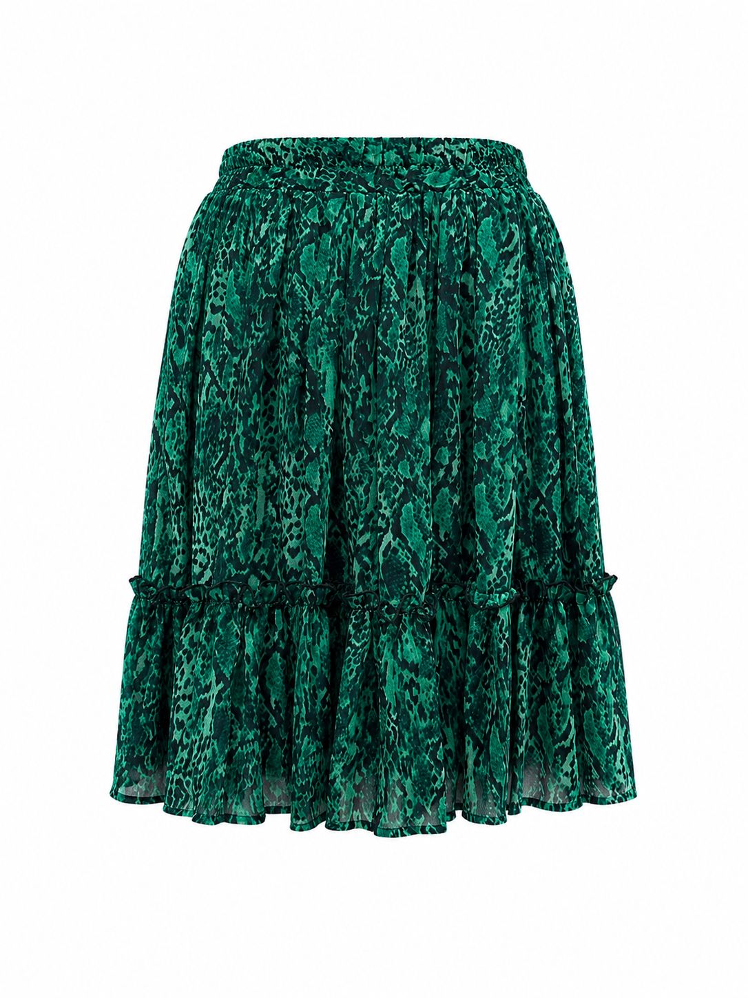 Gonna fantasia pitonato - VERDE